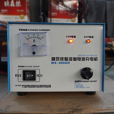 12V、24V可轉(zhuǎn)換蓄電池電瓶充電器